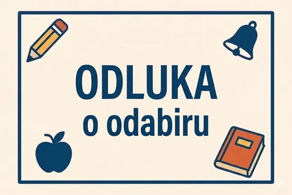 Odluka o odabiru/neodabiru