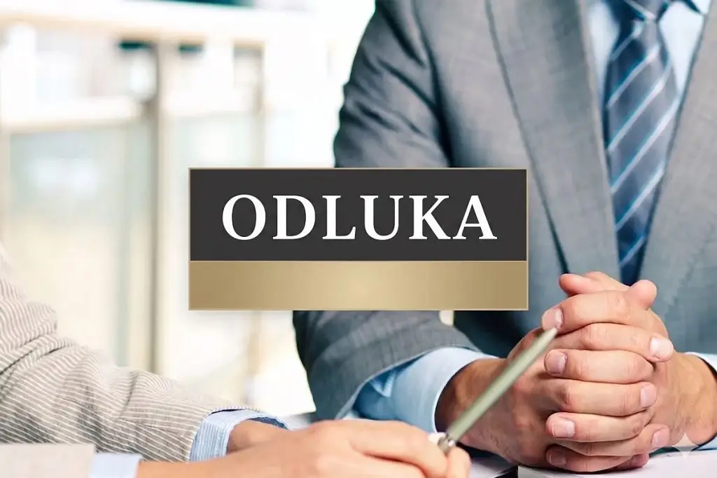 ODLUKA o neizboru kandidata po natječaju