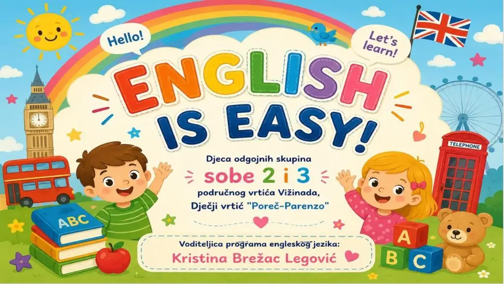 PV VIŽINADA: English is easy!